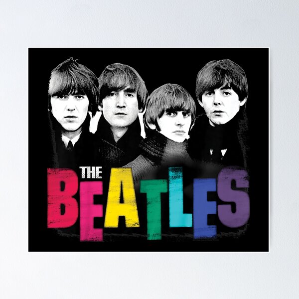 Kids The Beatles Colorful T-Shirt Poster RB1512 product Offical beatles Merch