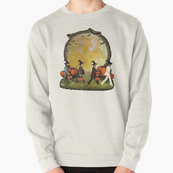 The-Beatles-Abbey-Road-Moon-Pumpkins-Halloween-Shirt Pullover Sweatshirt RB1512 product Offical beatles Merch