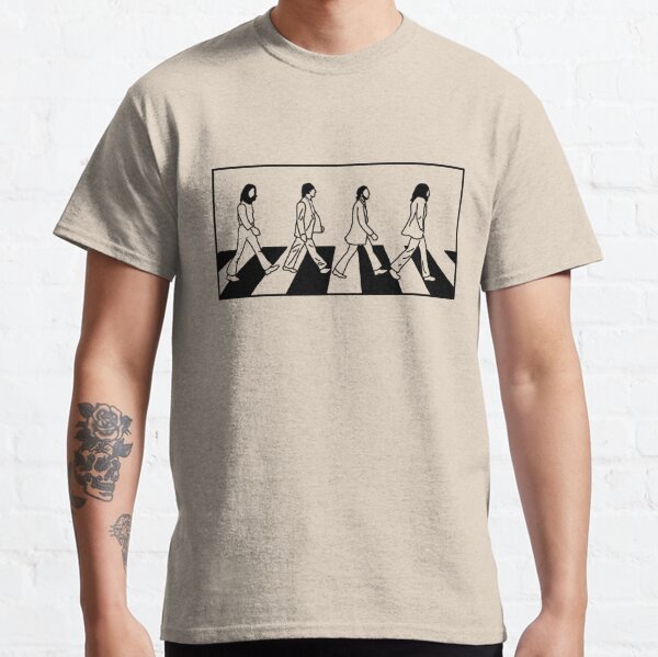 The Beatles - Abbey Road (White Background) Classic T-Shirt RB1512 product Offical beatles Merch