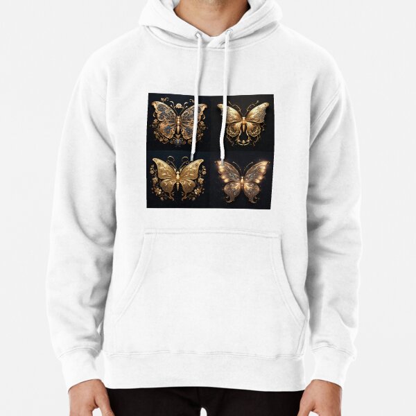 gold butterfly illustration<>,the beatles the beatles the beatles the beatles ,the beatles the beatles the beatles  Pullover Hoodie RB1512 product Offical beatles Merch