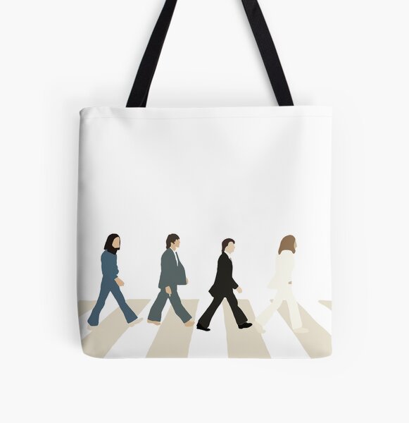The Beatles Crosswalk All Over Print Tote Bag RB1512 product Offical beatles Merch