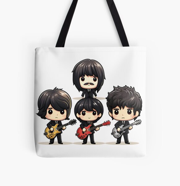 The Beatles All Over Print Tote Bag RB1512 product Offical beatles Merch