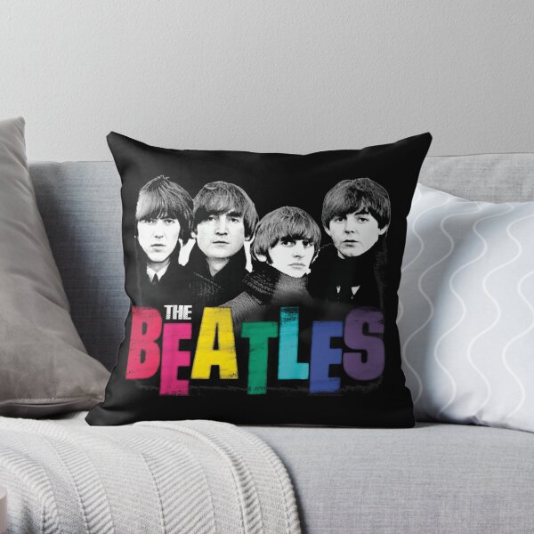 Kids The Beatles Colorful T-Shirt Throw Pillow RB1512 product Offical beatles Merch