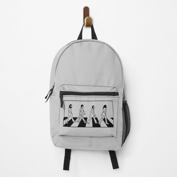The Beatles - Abbey Road White Background Backpack RB1512 product Offical beatles Merch