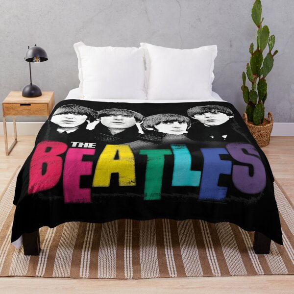Kids The Beatles Colorful T-Shirt Throw Blanket RB1512 product Offical beatles Merch