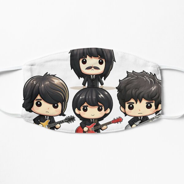 The Beatles Flat Mask RB1512 product Offical beatles Merch